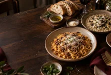 Mesa italiana editorial inspirada em receitas de família